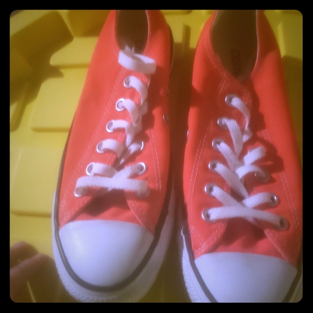 Bright Orange Converse